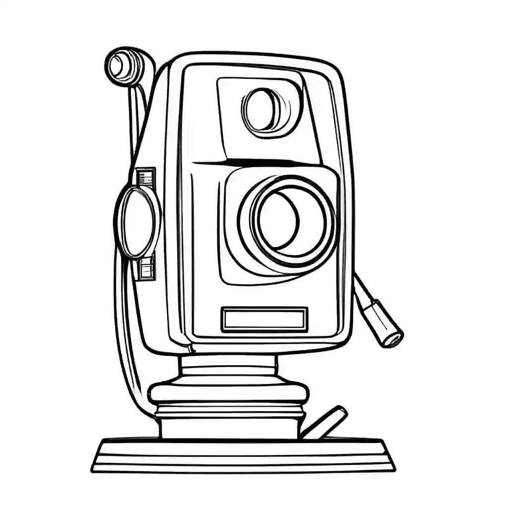 Surveying Equipment coloring pages